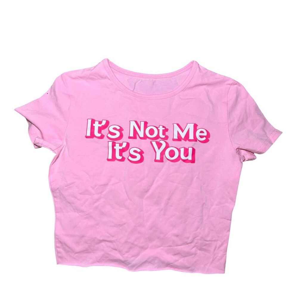 Women's Pink Crop-top